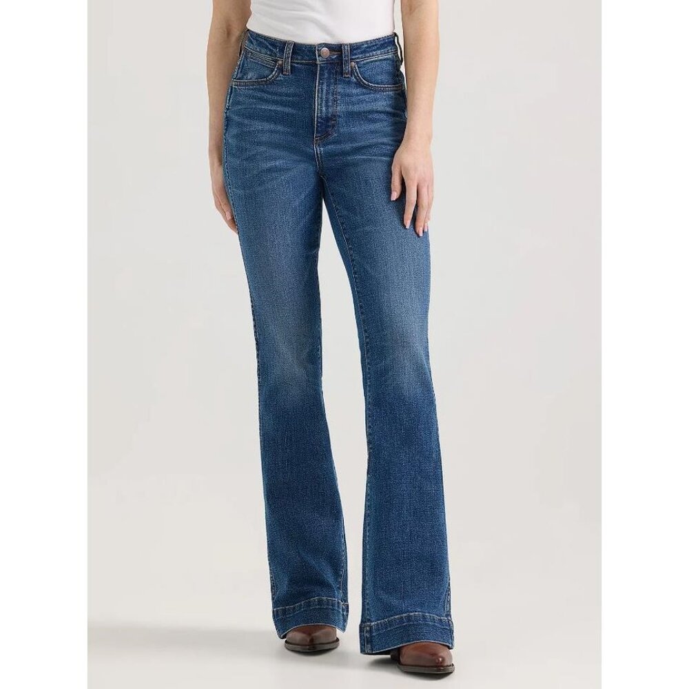 Wrangler Women's High Rise Blue Jeans